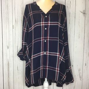 Max Jeans Navy Flannel